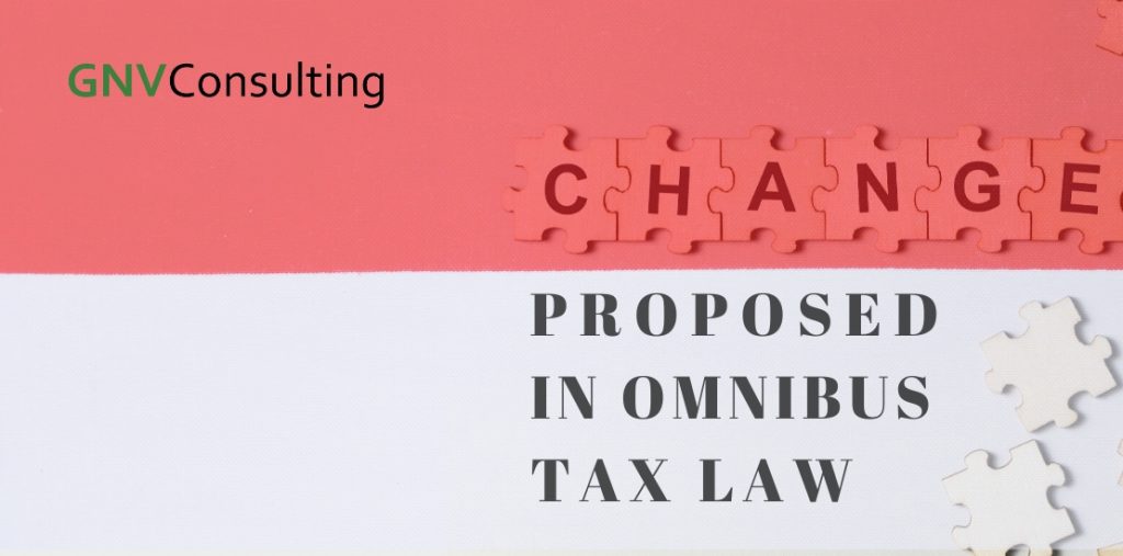 CHANGES PROPOSED IN OMNIBUS TAX LAW