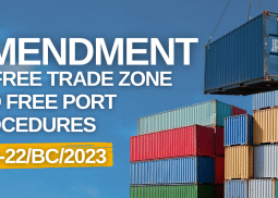 Amendment to PER-22/BC/2023 concerning Procedures for the Entry and Exit of Goods in Free Trade Zones and Free Ports